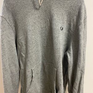 Fred Perry Grey Hoodie. XL
